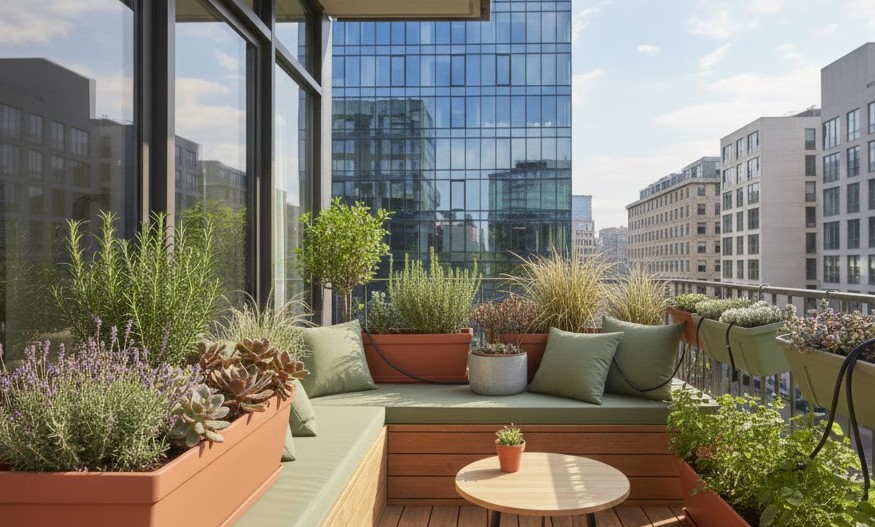 Low maintenance garden