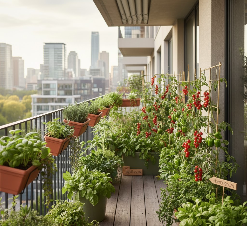 Edible vegetable garden
